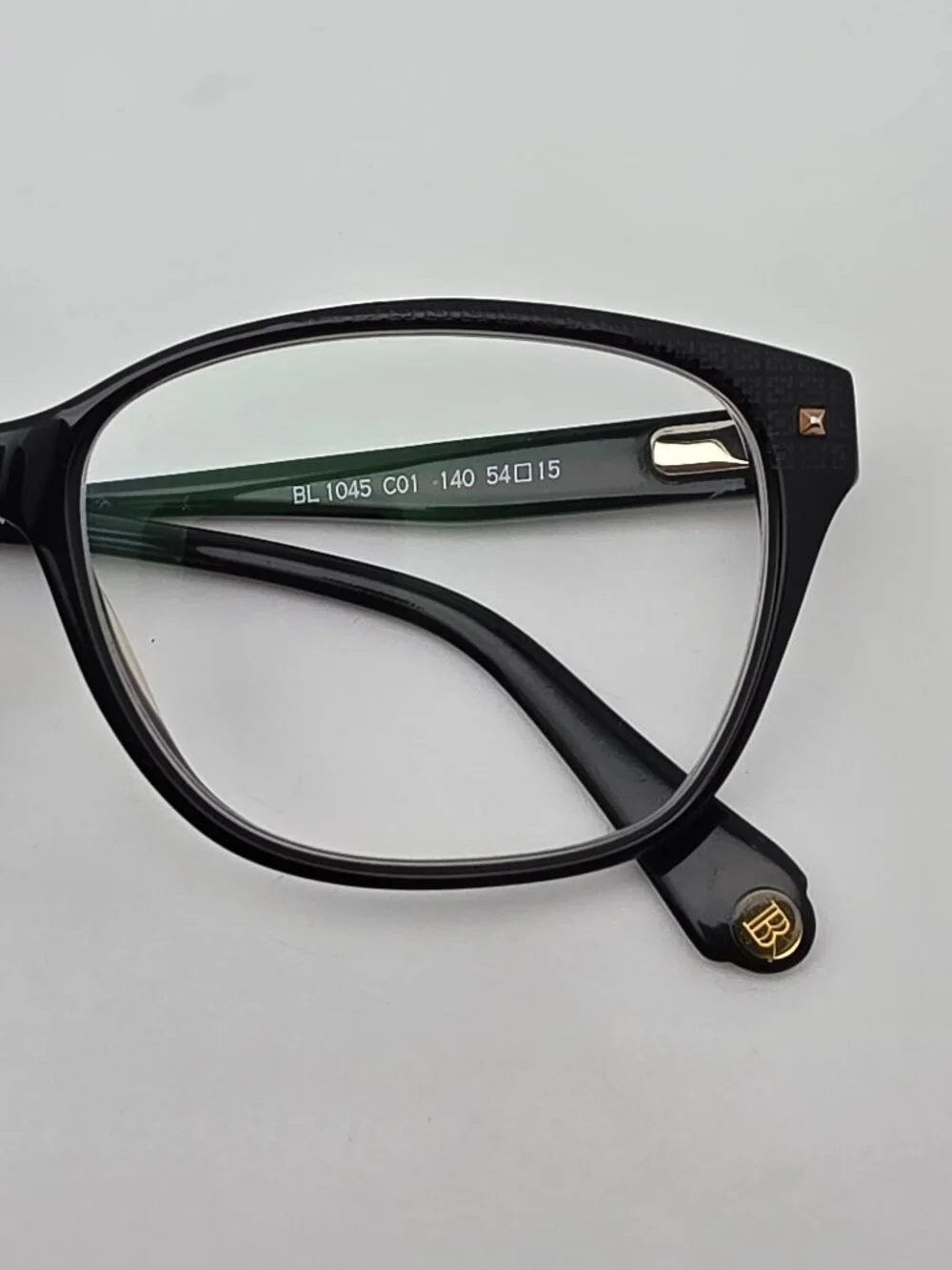 Balmain Paris BL1045 Black Cat Eye Eyeglasses Frame w/Flexhinge and Case France